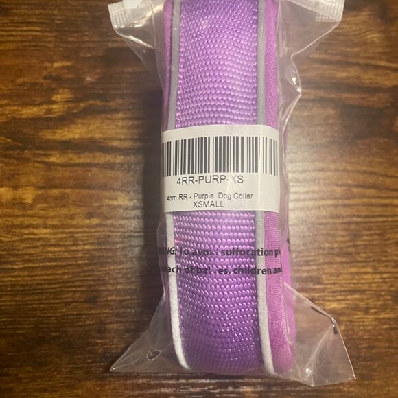 NWT Bully Billows 4cm Slip on Collar | Foam Padded - Purple XSmall OBO - Picture 3 of 11